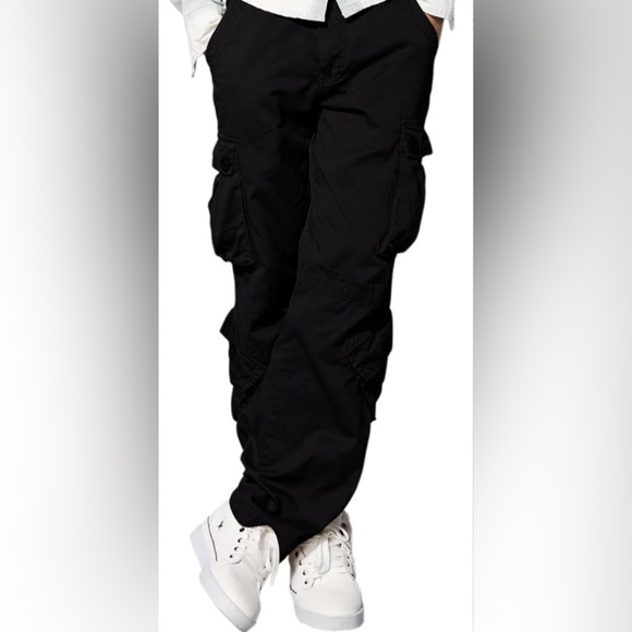 Black cargos men’s - Picture 1 of 4